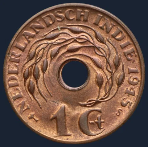 1 Cent 1945 S Nederlands-Indië