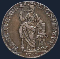 1 Gulden 1786 Utrecht VOC