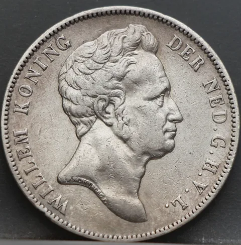 1 Gulden 1840 - Willem 1 - schaars en netjes