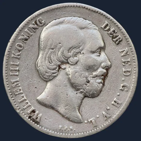 1 Gulden 1859 Willem III