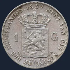 1 Gulden 1859 Willem III