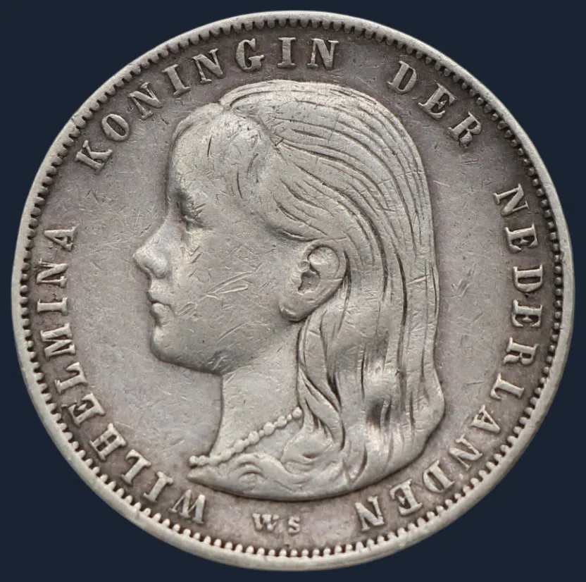 1 Gulden 1896 Nederland Wilhelmina