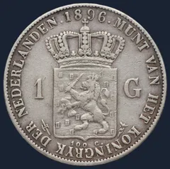 1 Gulden 1896 Nederland Wilhelmina