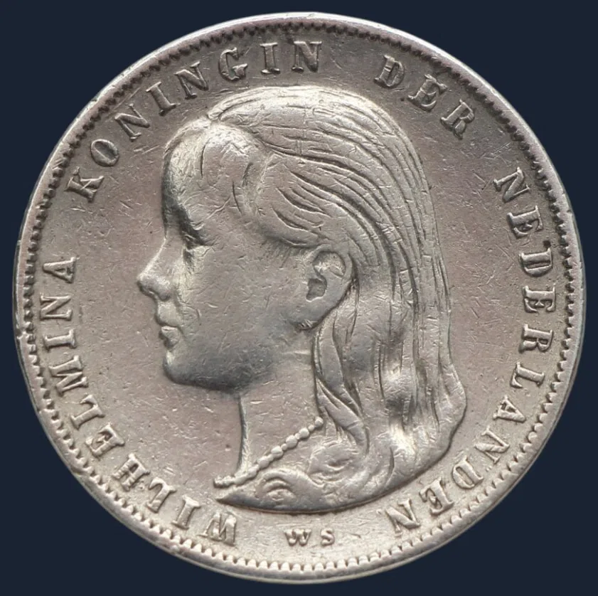 1 Gulden 1896 Wilhelmina