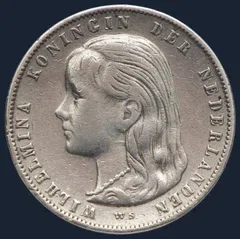 1 Gulden 1896 Wilhelmina
