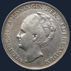 1 Gulden 1943 D Wilhelmina