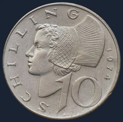 10 Schilling 1974 Oostenrijk