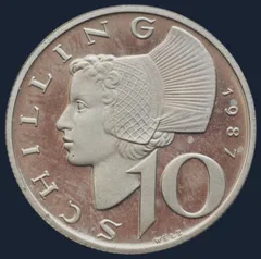 10 Schilling 1987 Oostenrijk