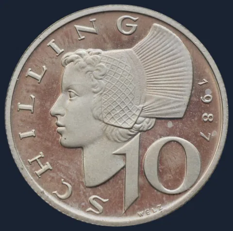 10 Schilling 1987 Oostenrijk