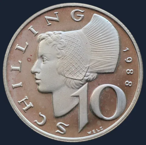 10 Schilling 1988 Oostenrijk