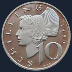 10 Schilling 1989 Oostenrijk