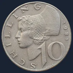 10 Schilling 1989 Oostenrijk