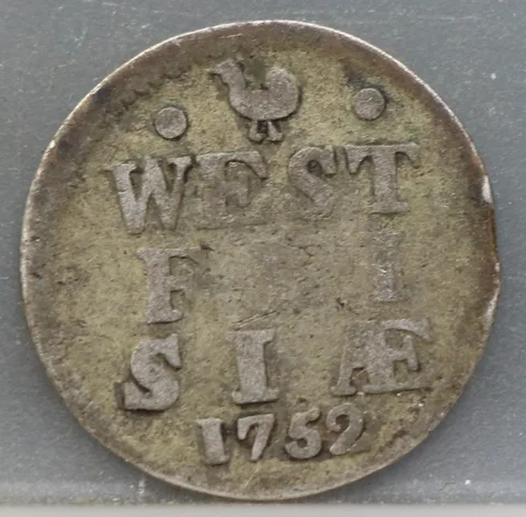 2 Stuiver 1752 — West-Friesland Zilver