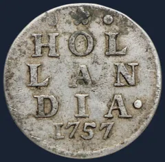 2 Stuiver 1757 Holland