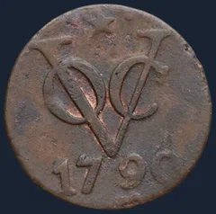 Duit 1790 Utrecht VOC