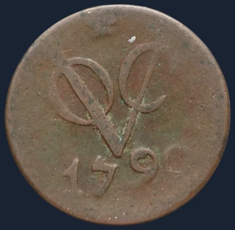 Duit 1790 Utrecht VOC
