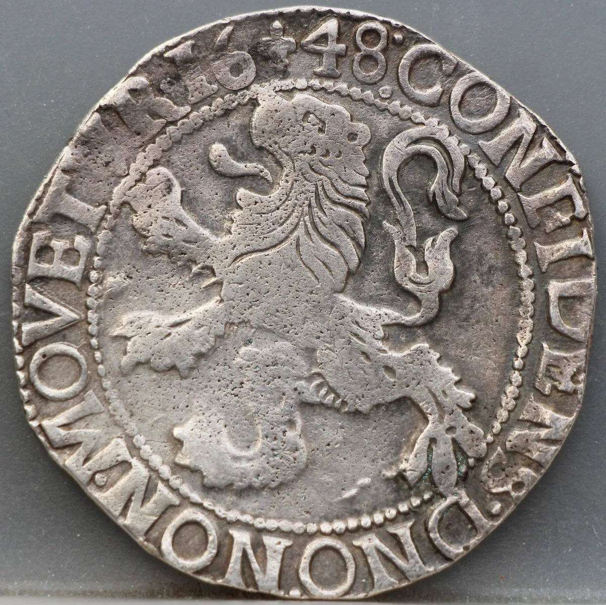 Leeuwendaalder 1648 Kampen — Zilver voorzijde, Zilver (Ag)