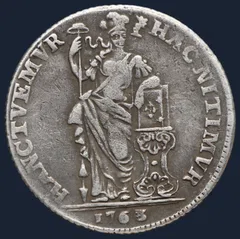 Provinciale 1 Gulden 1763 Gelderland