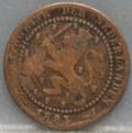 1 Cent 1883 - Willem 3 voorzijde