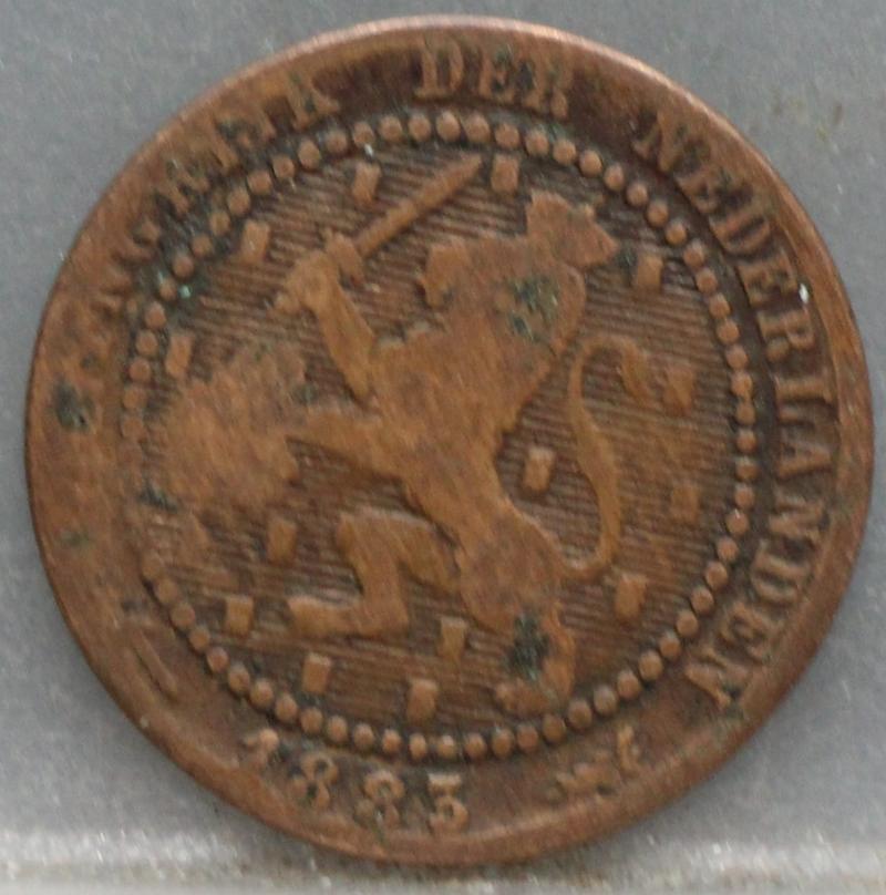 1 Cent 1883 - Willem 3 voorzijde