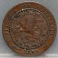 1 Cent 1899 Wilhelmina voorzijde