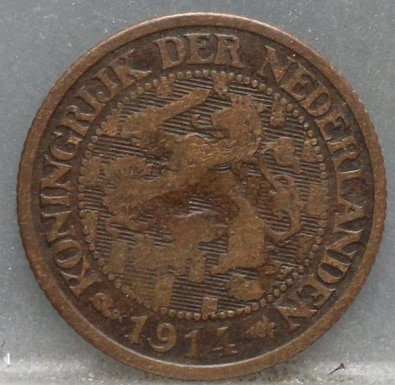 1 Cent 1914 Wilhelmina voorzijde