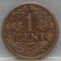 1 Cent 1914 Wilhelmina achterzijde