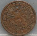 1 Cent 1916 Wilhelmina voorzijde
