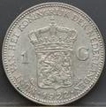1 Gulden 1922 Wilhelmina - netjes voorzijde