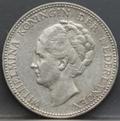 1 Gulden 1922 Wilhelmina - netjes achterzijde