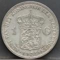 1 Gulden 1924 Wilhelmina - netjes voorzijde