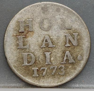 2 Stuiver 1773 Holland — Dubbele Wapenstuiver