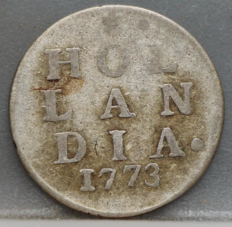 2 Stuiver 1744 Holland — Dubbele Wapenstuiver