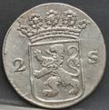 2 Stuiver 1767 Holland — Dubbele Wapenstuiver