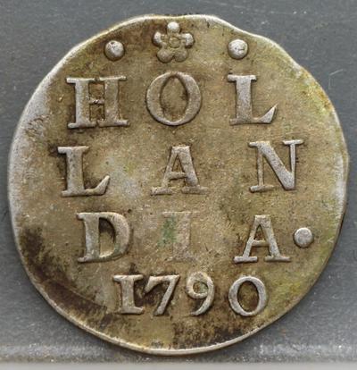 2 Stuiver 1790 Holland — Dubbele Wapenstuiver