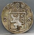 2 Stuiver 1790 Holland — Dubbele Wapenstuiver