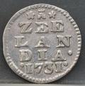 2 Stuiver 1731 Zeeland — Dubbele Wapenstuiver Zilver voorzijde, Zilver (Ag)