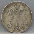 2 Stuiver 1752 — West-Friesland Zilver voorzijde