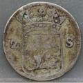 2 Stuiver 1752 — West-Friesland Zilver achterzijde