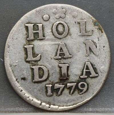 2 Stuiver 1779 Holland – Dubbele Wapenstuiver