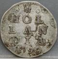2 Stuiver 1790 Holland — Dubbele Wapenstuiver voorzijde