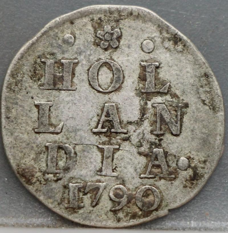2 Stuiver 1790 Holland — Dubbele Wapenstuiver voorzijde