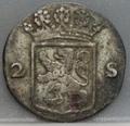 2 Stuiver 1790 Holland — Dubbele Wapenstuiver achterzijde