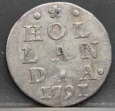 2 Stuiver 1791 Holland — Dubbele Wapenstuiver