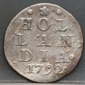 2 Stuiver 1792 — Dubbele Wapenstuiver Holland voorzijde